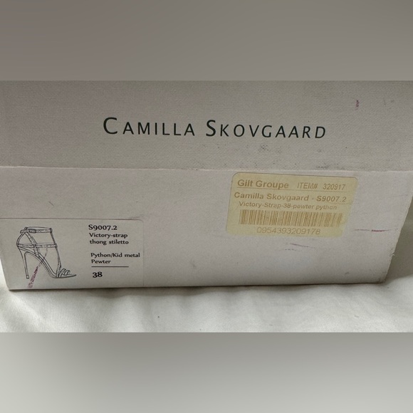 Camilla Skovgaard -Victory strap thong python stiletto- - Picture 6 of 7